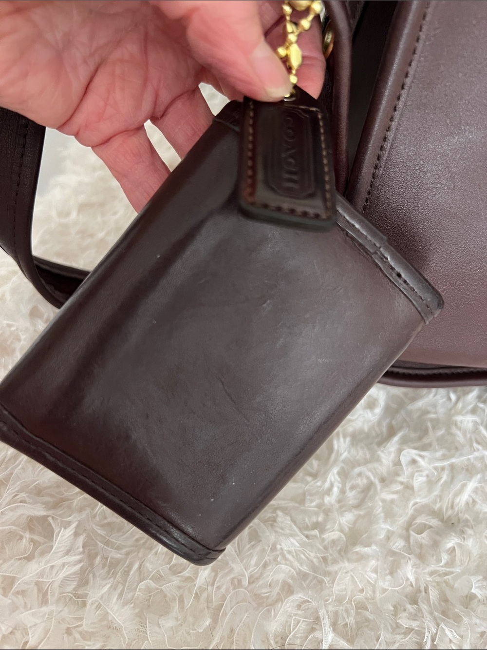 Coach Mahogany Patricia’s Legacy Flap Saddle Bag with Multi Function Wallet - Picture 13 of 16